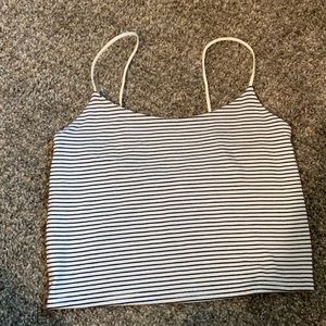 Black & White Striped tank top
